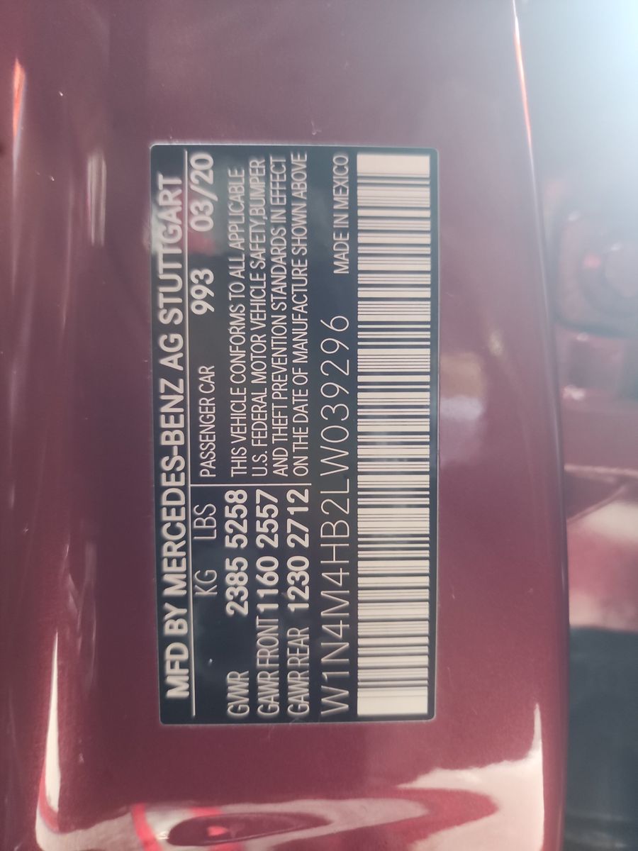 2020 Mercedes-Benz GLB GLB 250 AWD