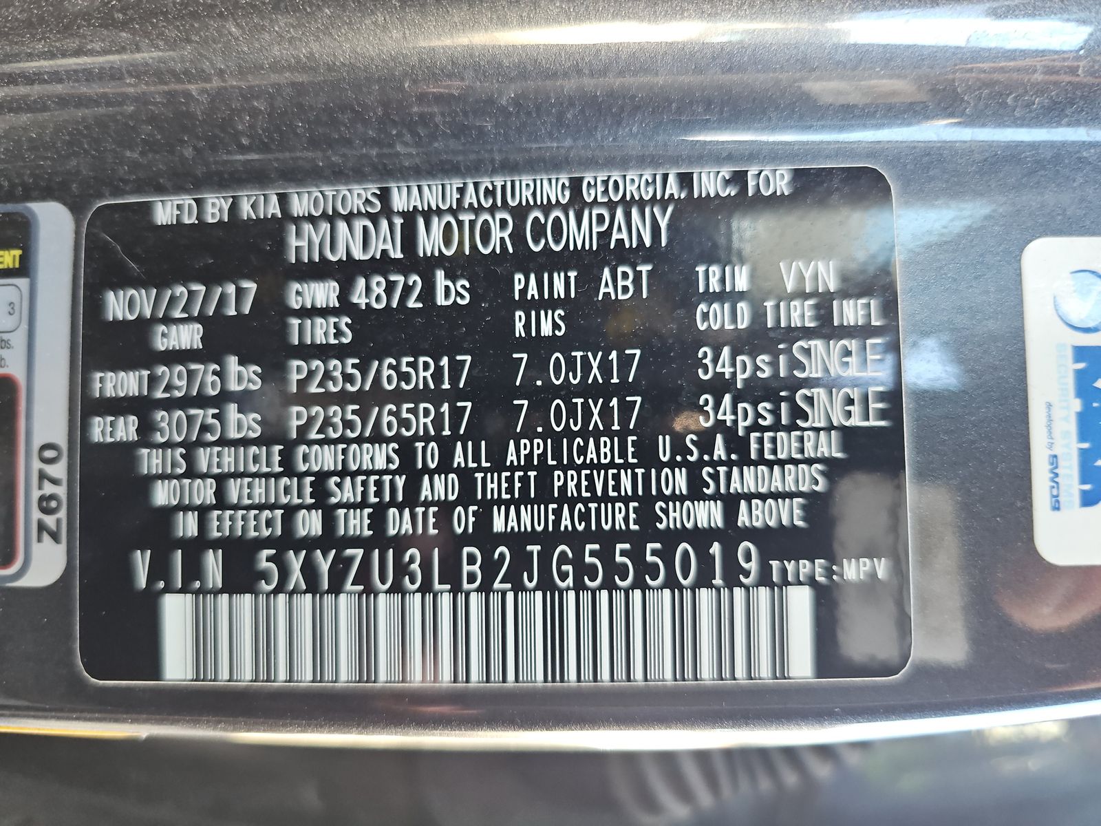 2018 Hyundai Santa Fe Sport Base FWD