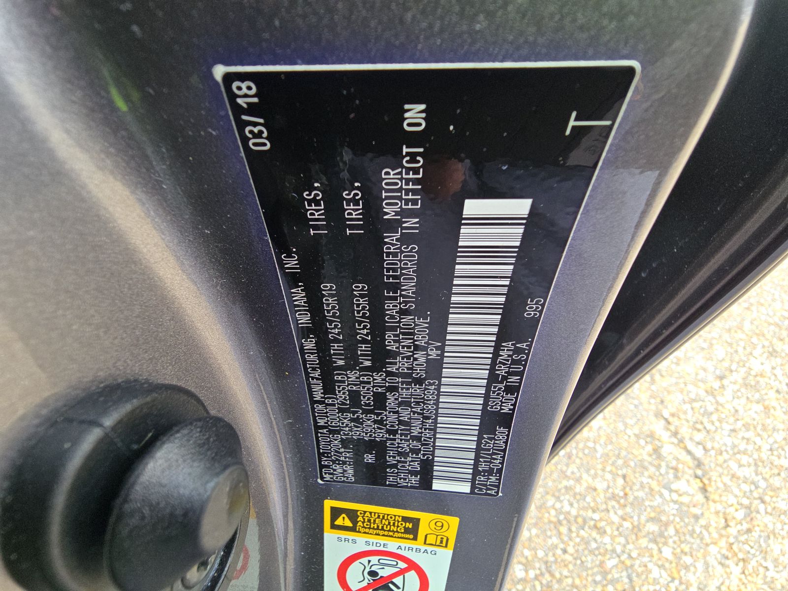 2018 Toyota Highlander SE AWD