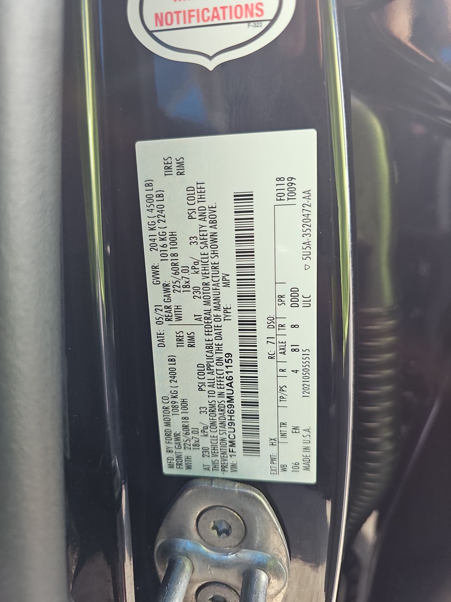 2021 Ford Escape SEL AWD