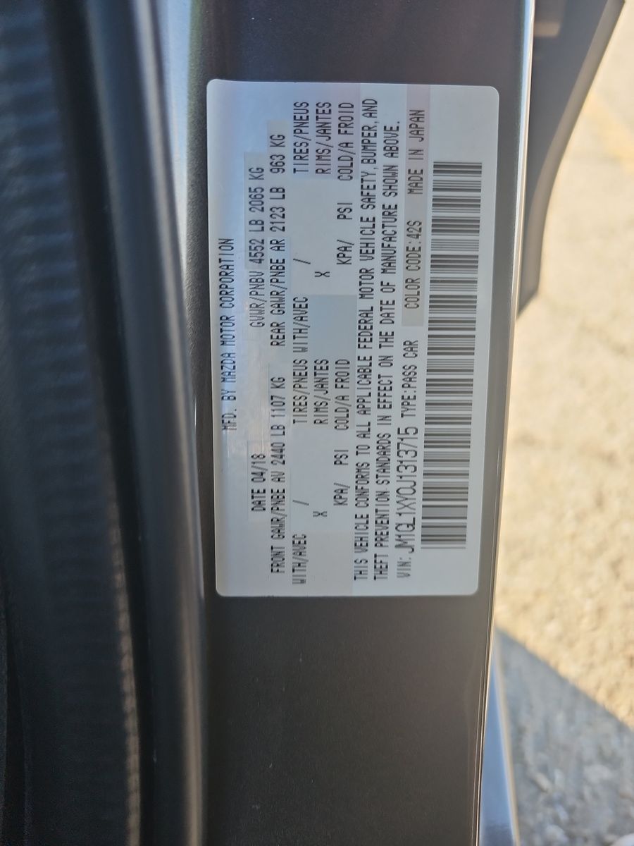2018 MAZDA MAZDA6 Signature FWD