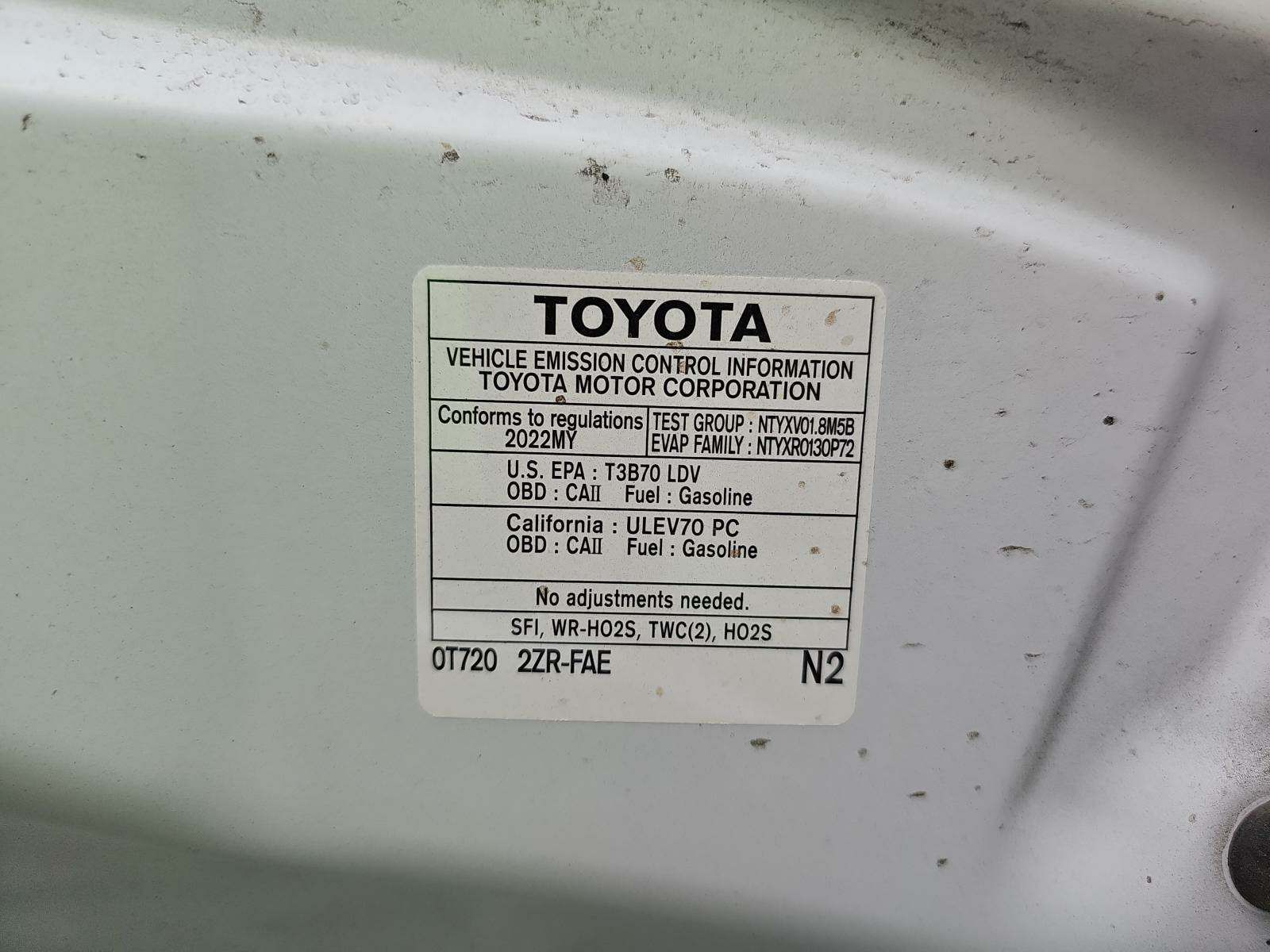 2022 Toyota Corolla LE FWD