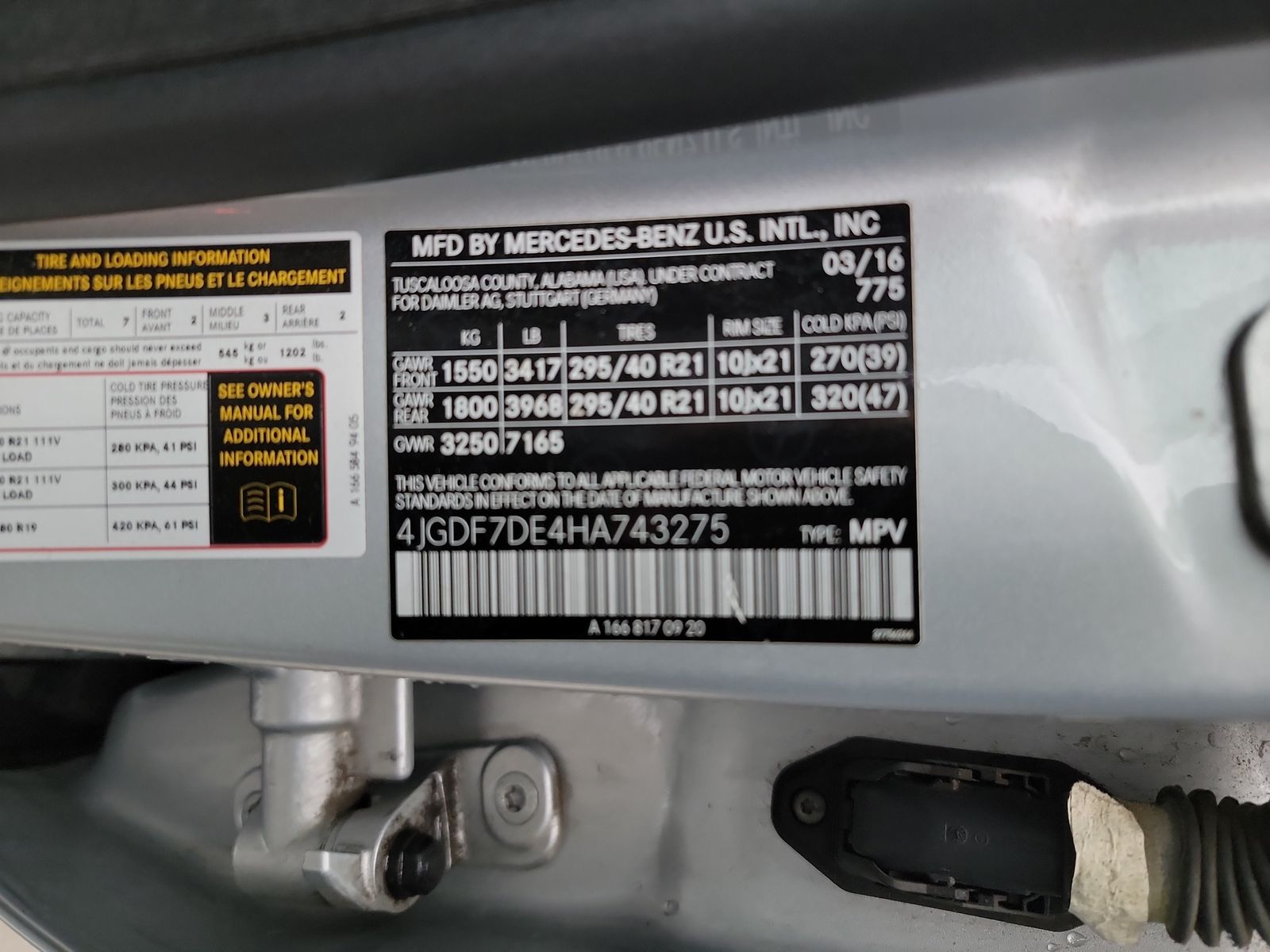 2017 Mercedes-Benz GLS GLS 550 AWD