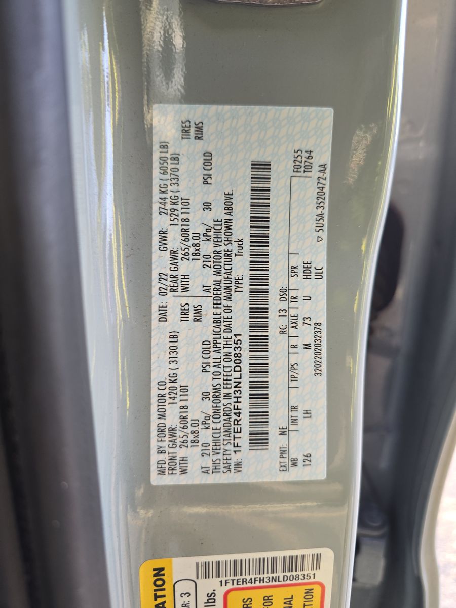 2022 Ford Ranger XLT AWD