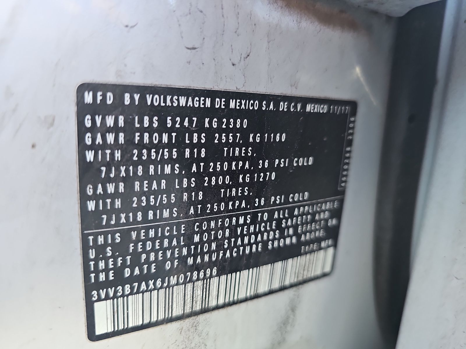 2018 Volkswagen Tiguan 2.0T SEL FWD