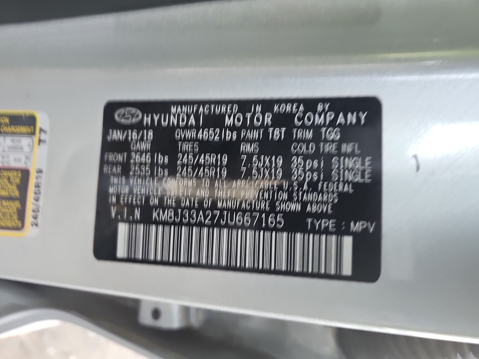 2018 Hyundai Tucson Value FWD