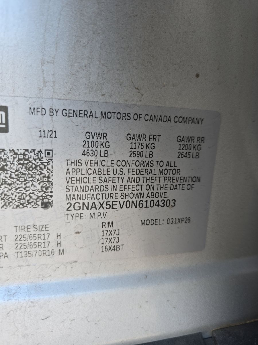 2022 Chevrolet Equinox LS AWD