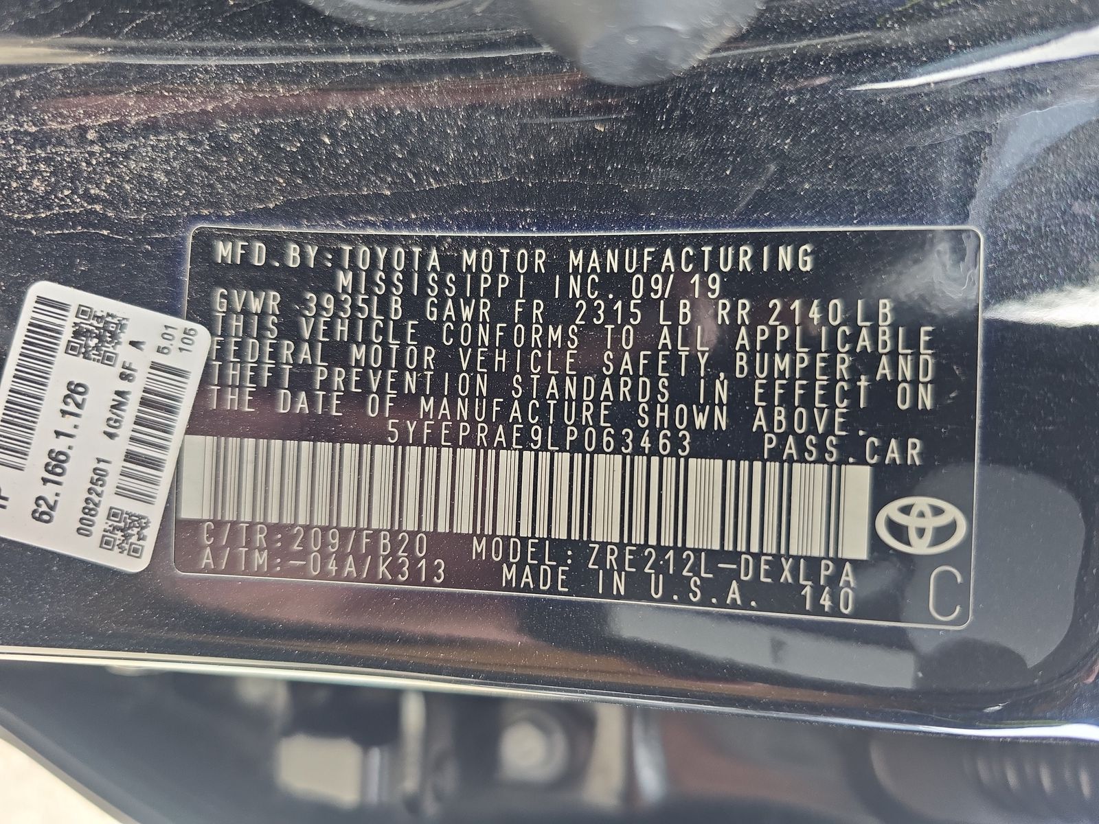 2020 Toyota Corolla LE FWD