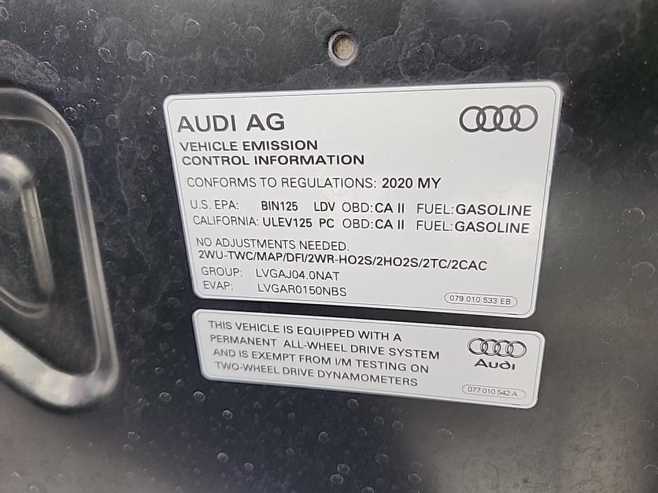 2020 Audi A8 L 4.0T AWD
