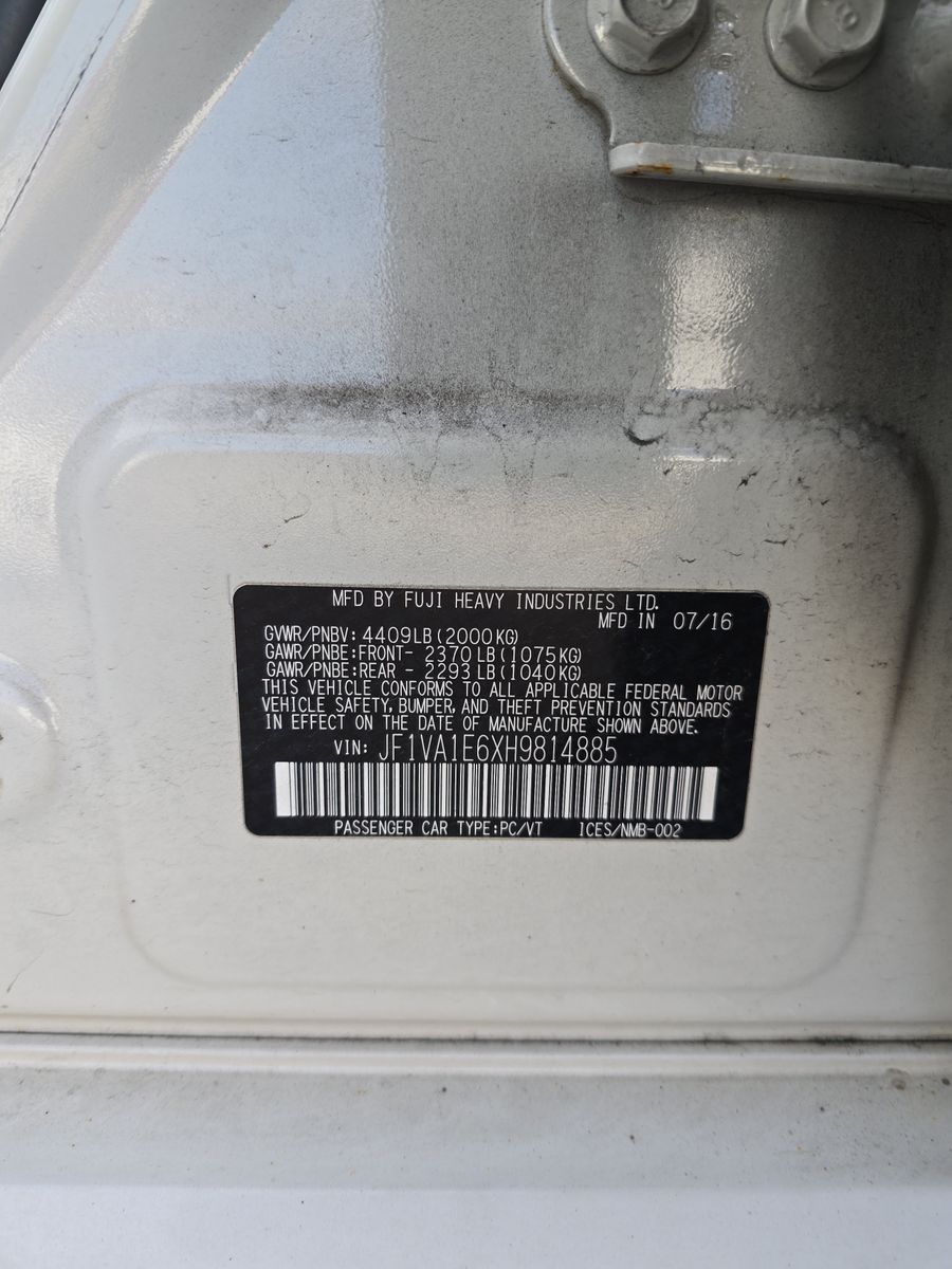 2017 Subaru WRX Premium AWD