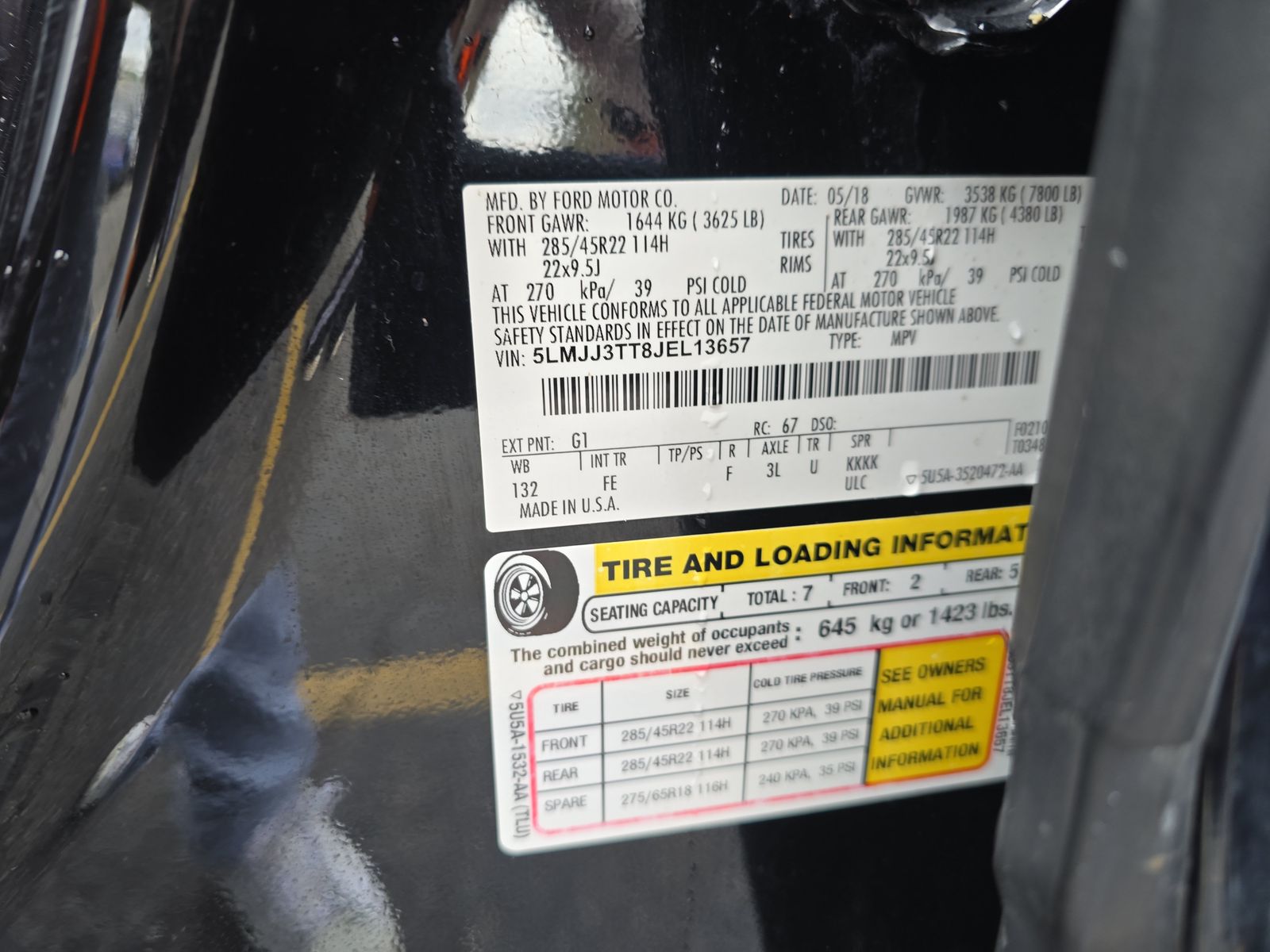 2018 Lincoln Navigator L Black Label AWD