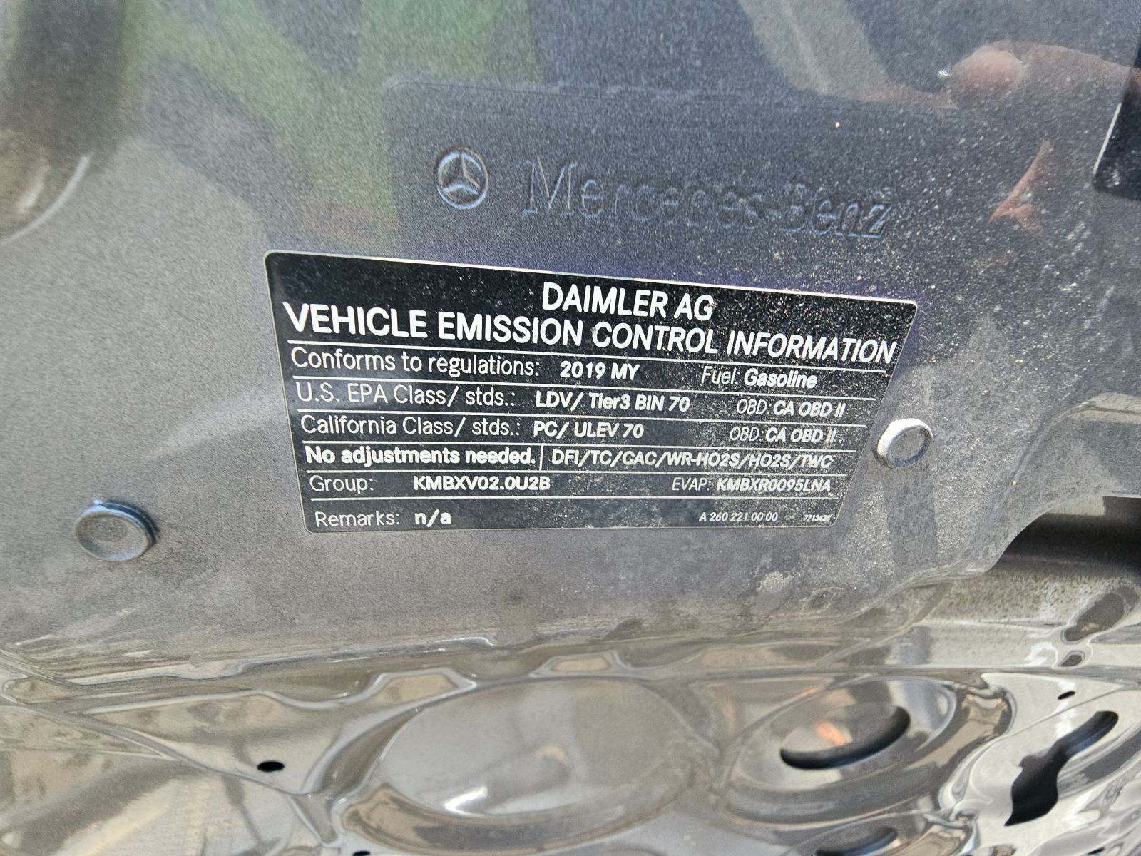 2019 Mercedes-Benz A-Class A 220 FWD