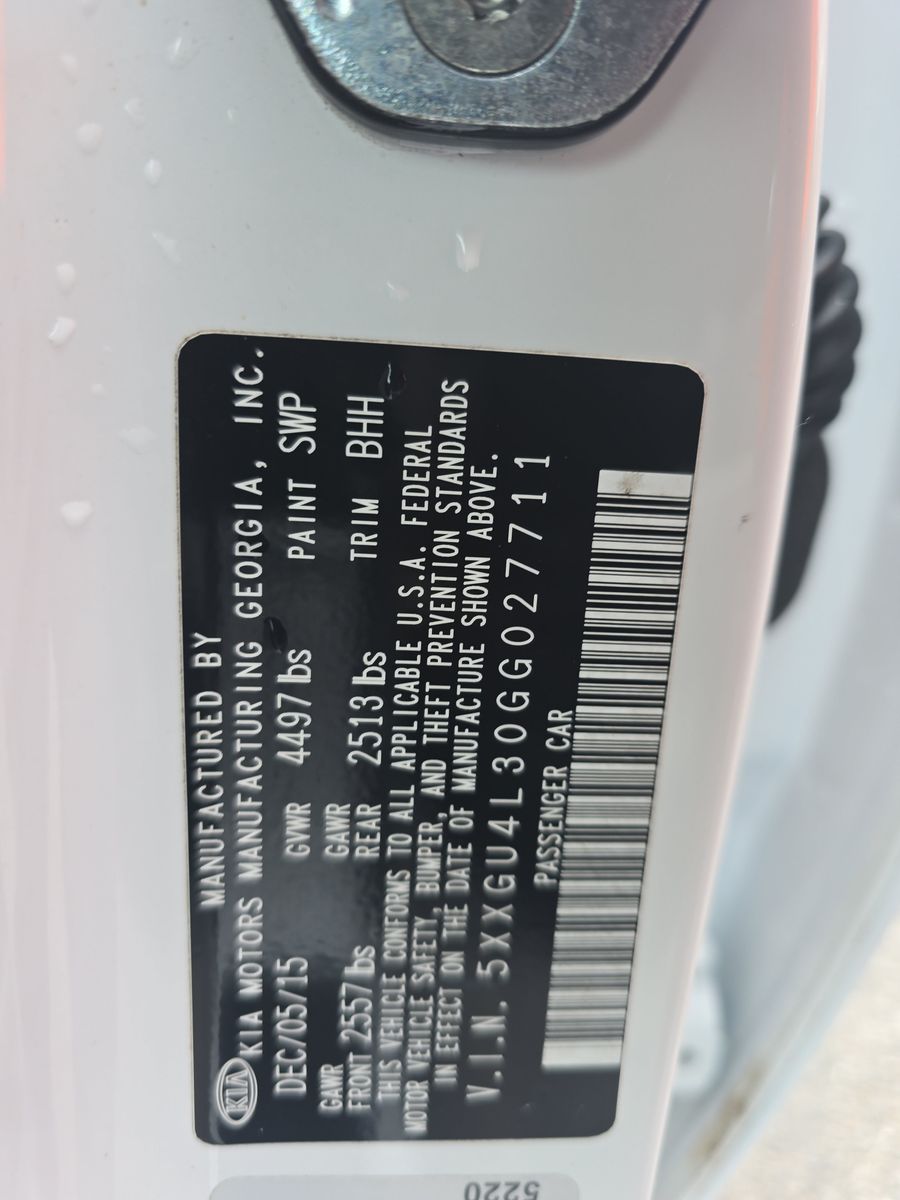 2016 Kia Optima EX FWD