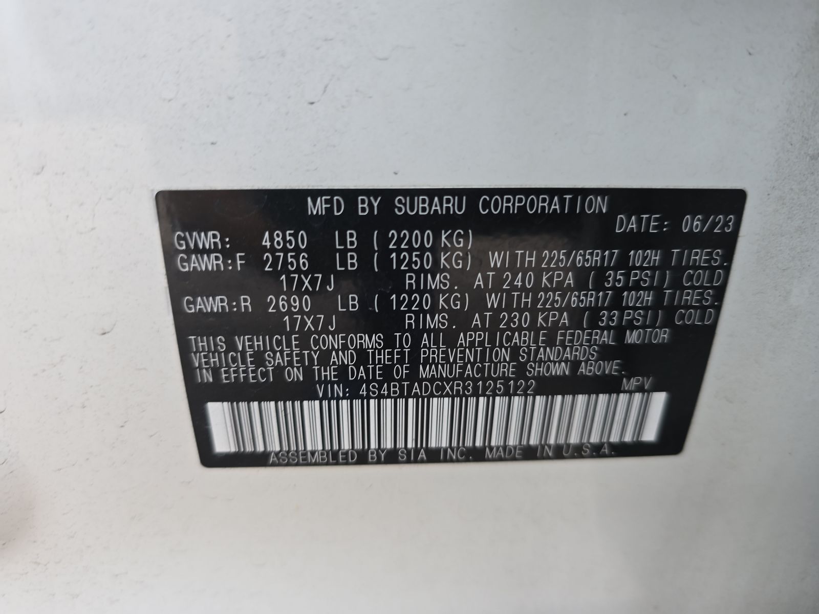 2024 Subaru Outback Premium AWD