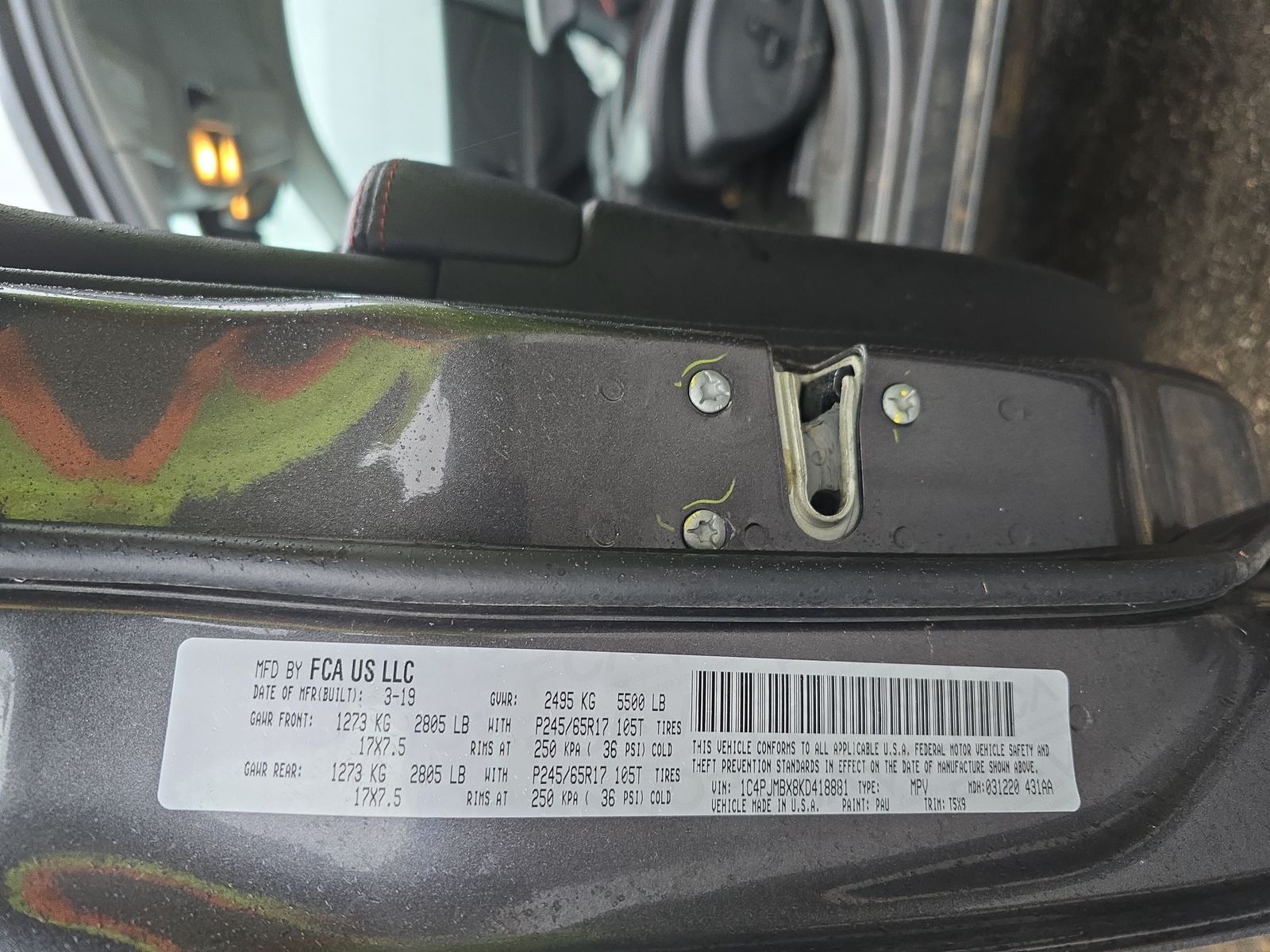 2019 Jeep Cherokee Trailhawk AWD