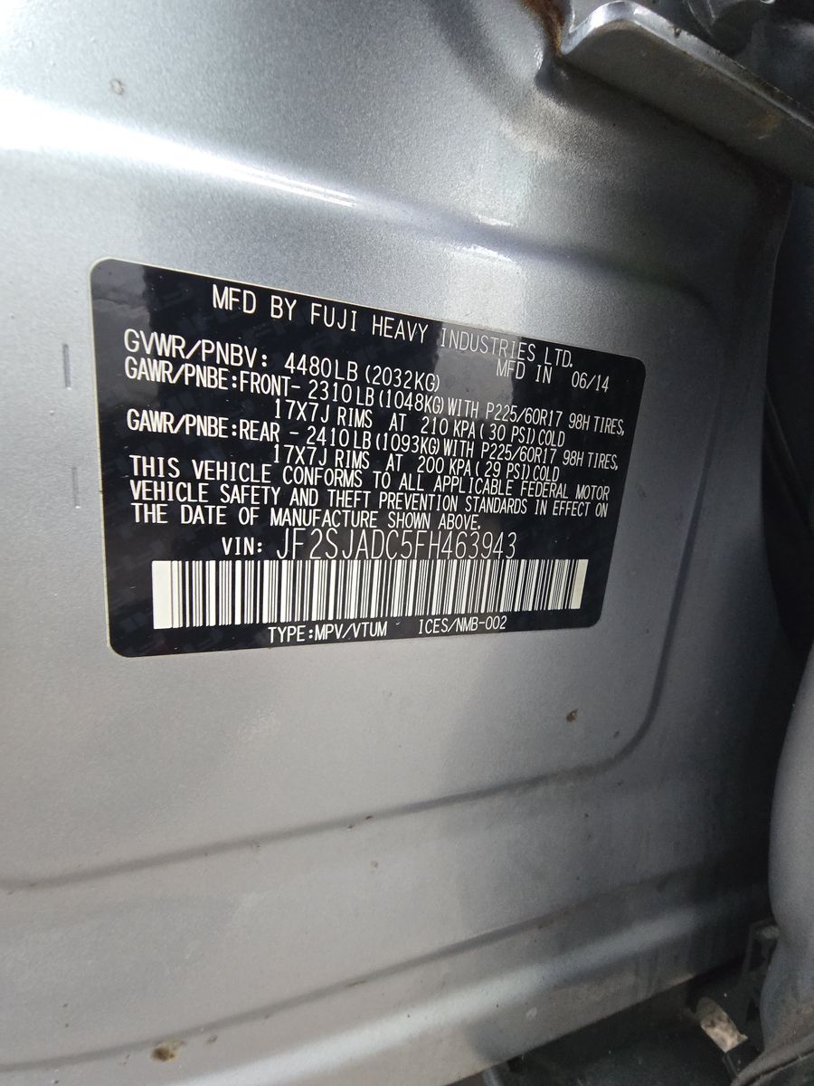 2015 Subaru Forester 2.5i Premium AWD