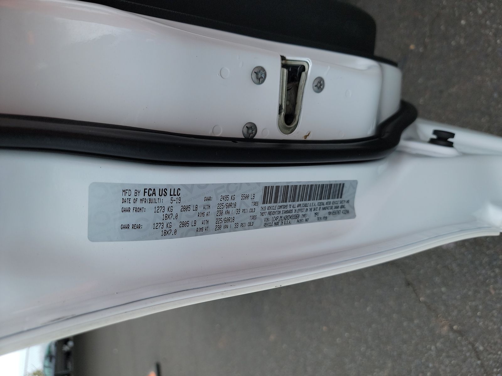 2019 Jeep Cherokee Latitude Altitude Edition AWD