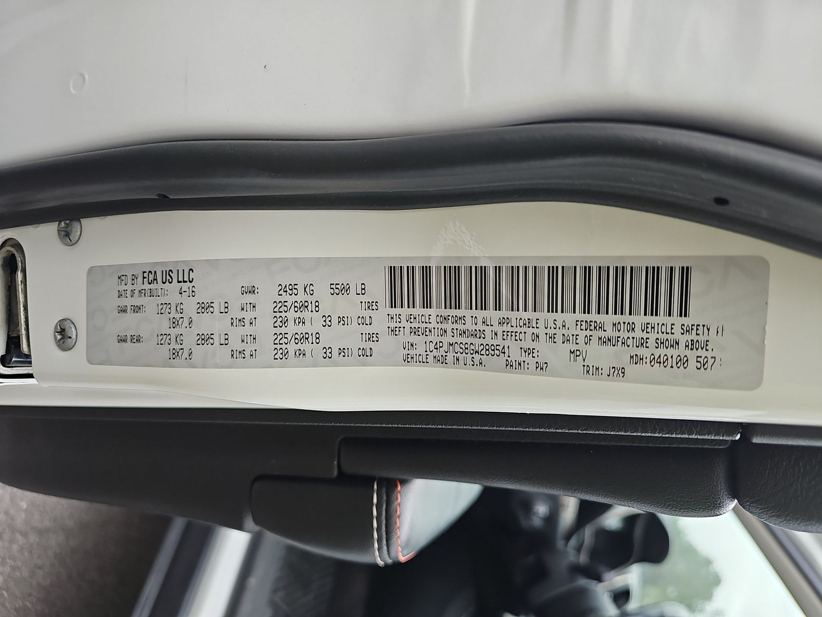 2016 Jeep Cherokee Latitude 75th Anniversary Edition AWD