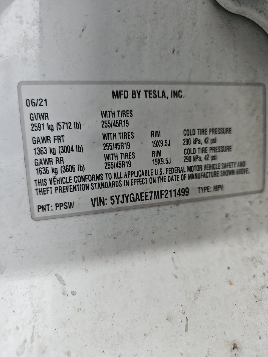 2021 Tesla Model Y Long Range AWD