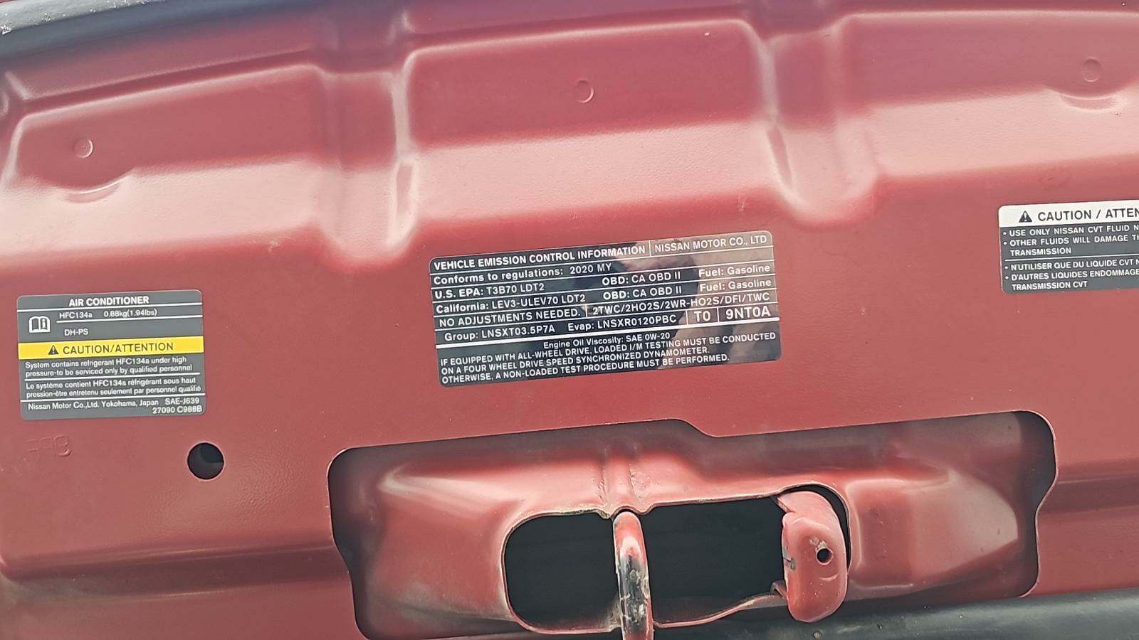 2020 Nissan Pathfinder SV FWD