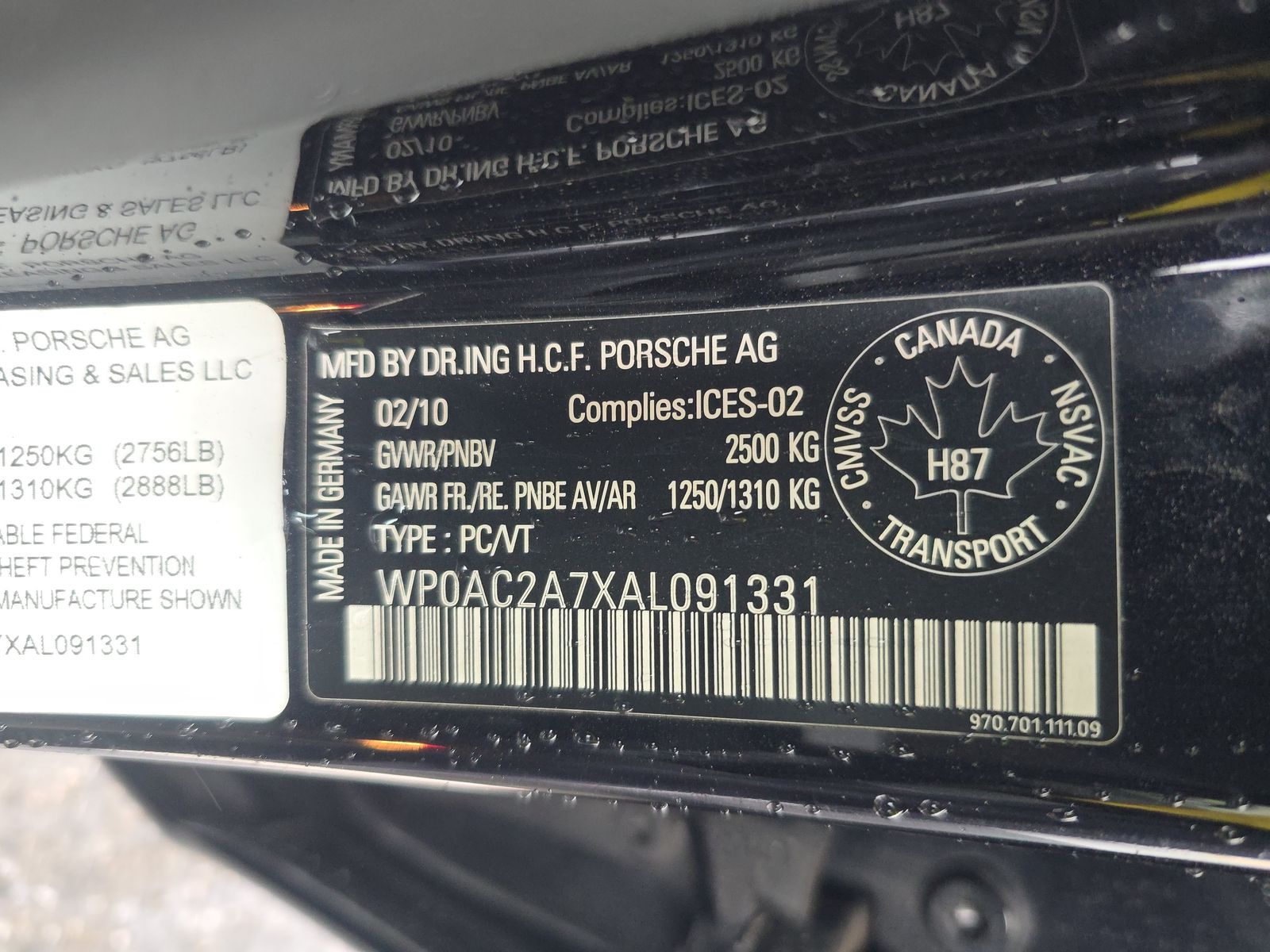 2010 Porsche Panamera Turbo AWD