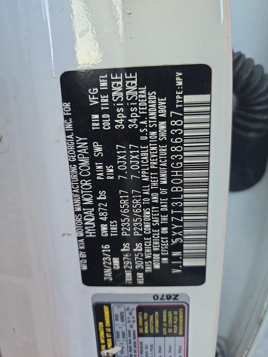 2017 Hyundai Santa Fe Sport Base FWD