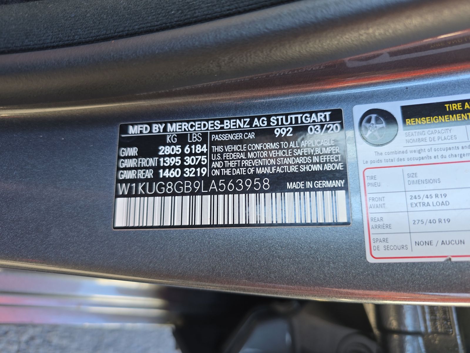 2020 Mercedes-Benz S-Class S 560 AWD