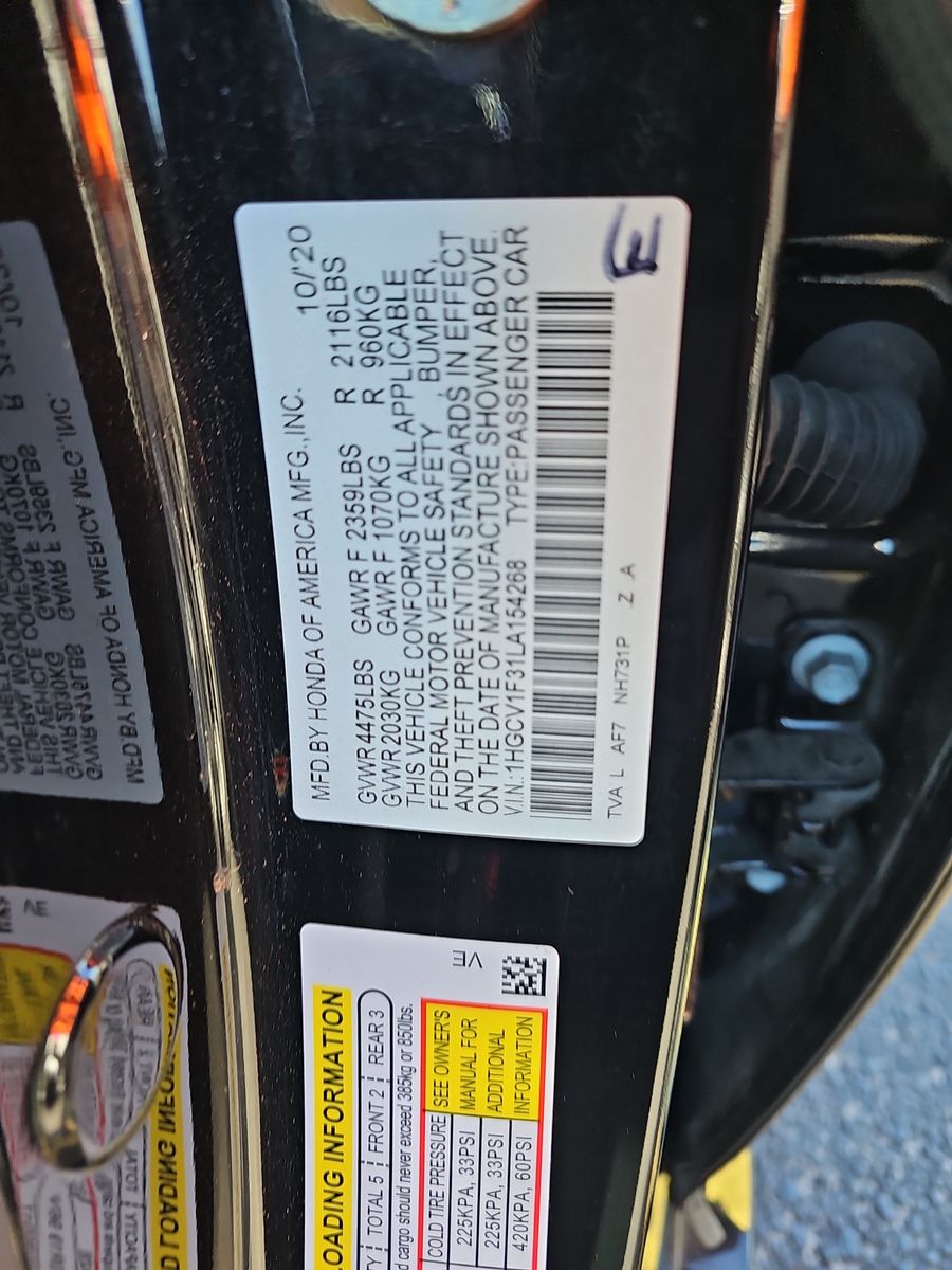 2020 Honda Accord Sport FWD