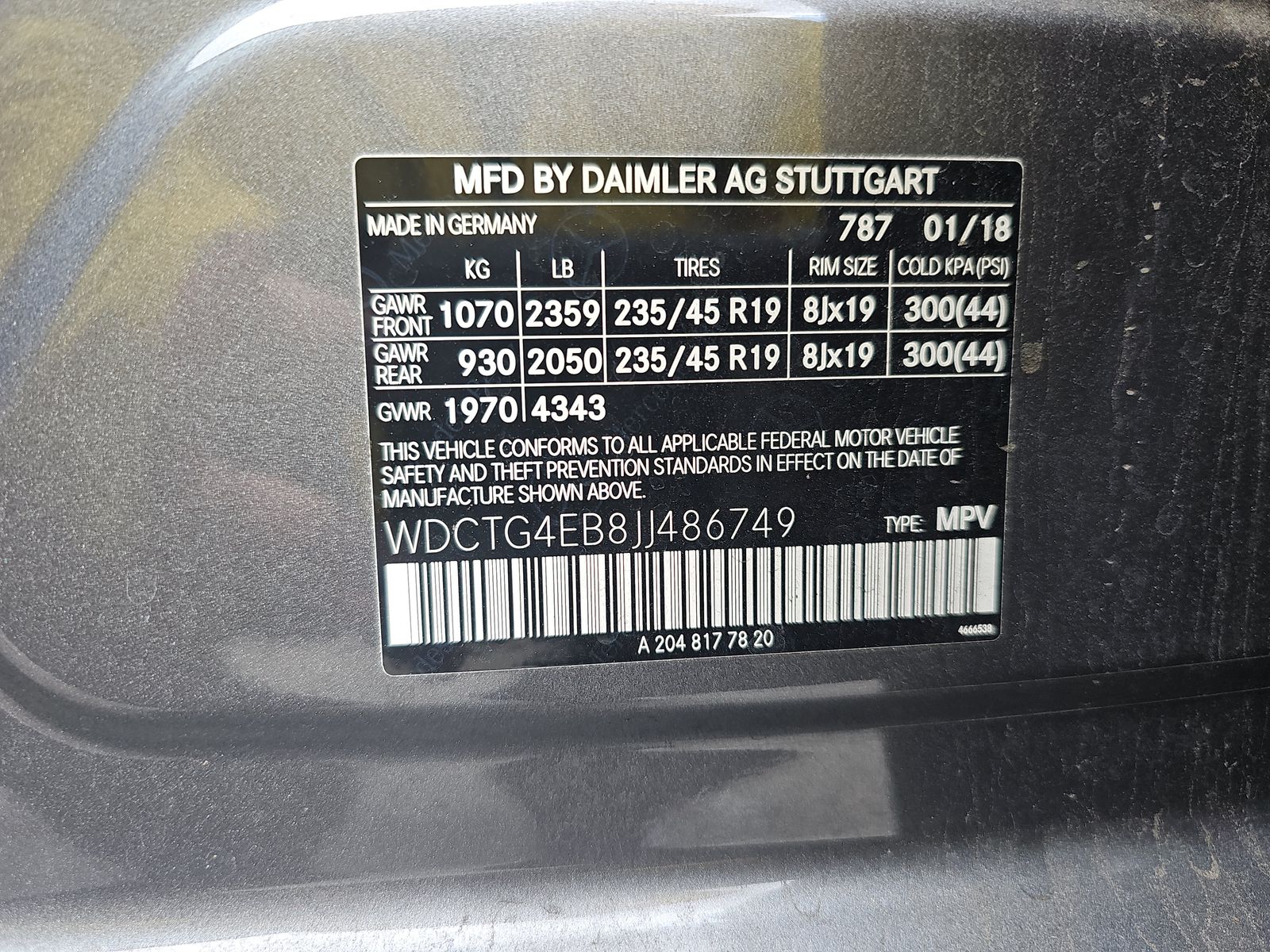 2018 Mercedes-Benz GLA GLA 250 FWD