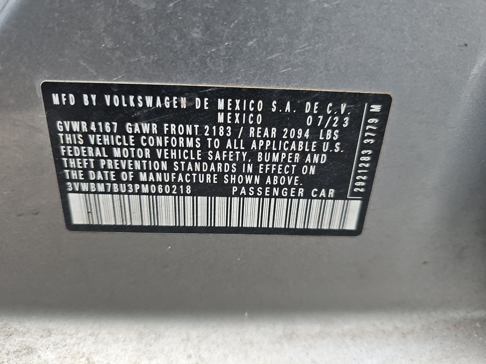 2023 Volkswagen Jetta 1.5T Sport FWD