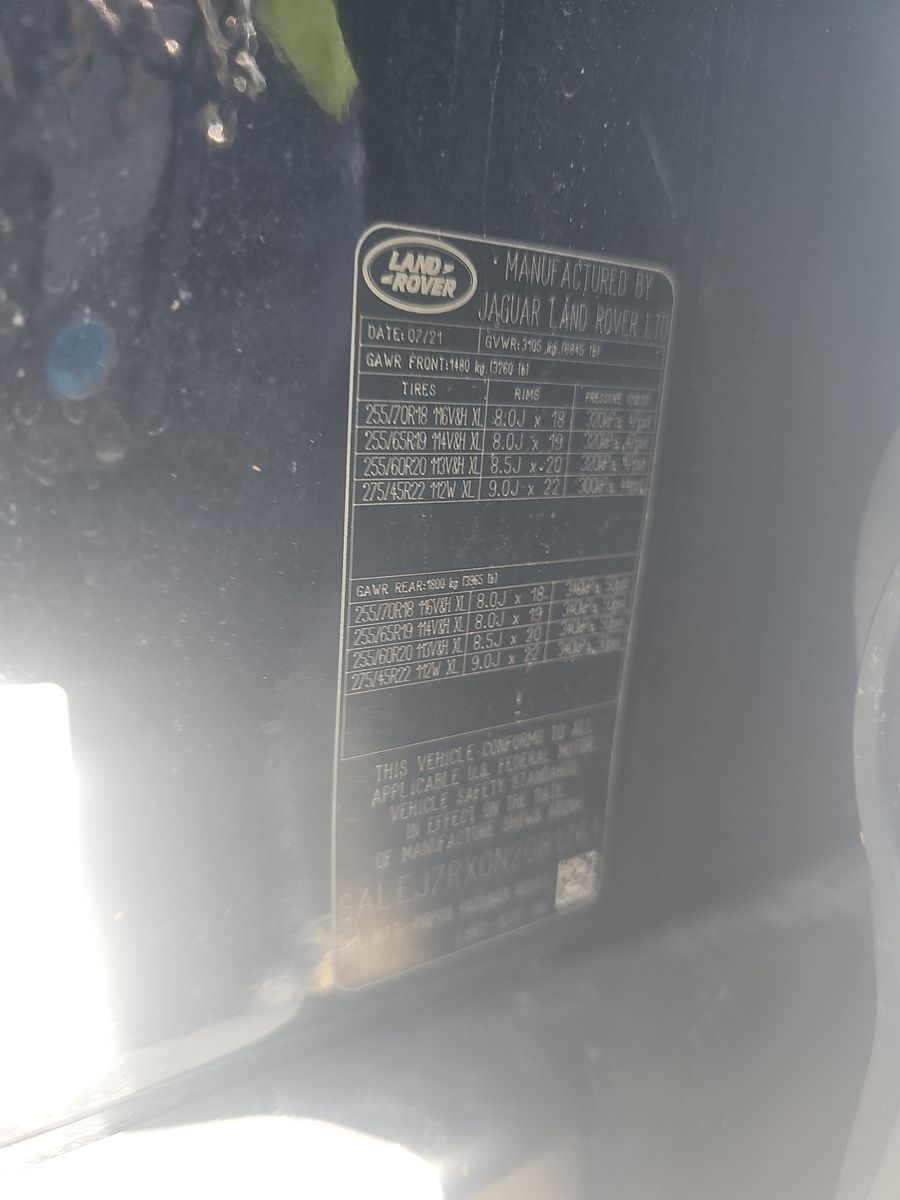 2022 Land Rover Defender 110 S AWD