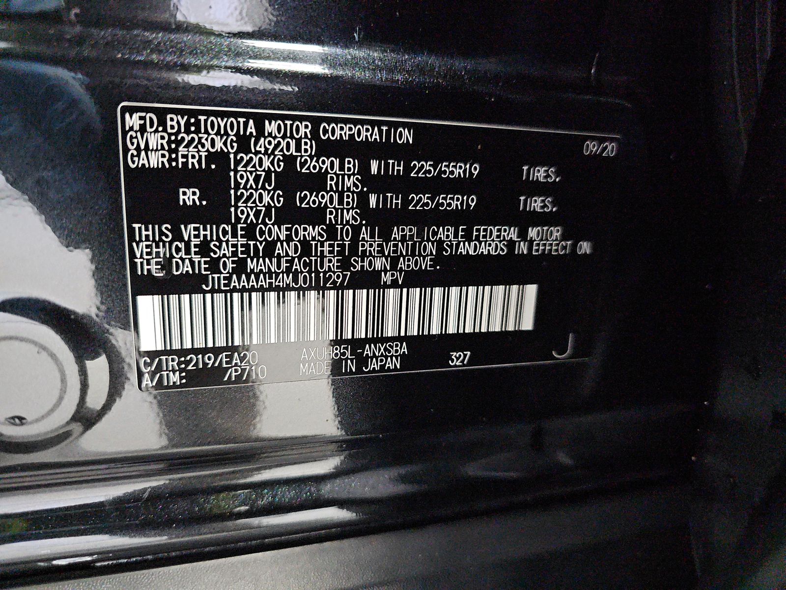 2021 Toyota Venza Limited AWD