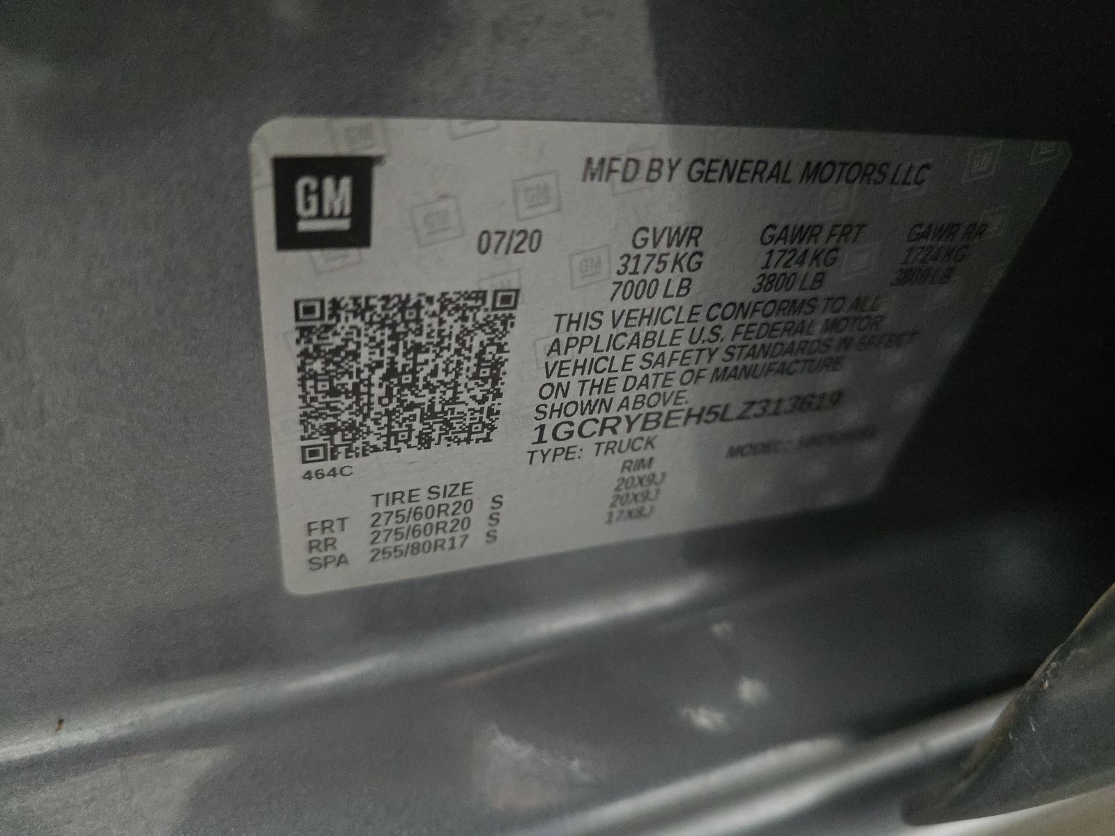 2020 Chevrolet Silverado 1500 Custom AWD