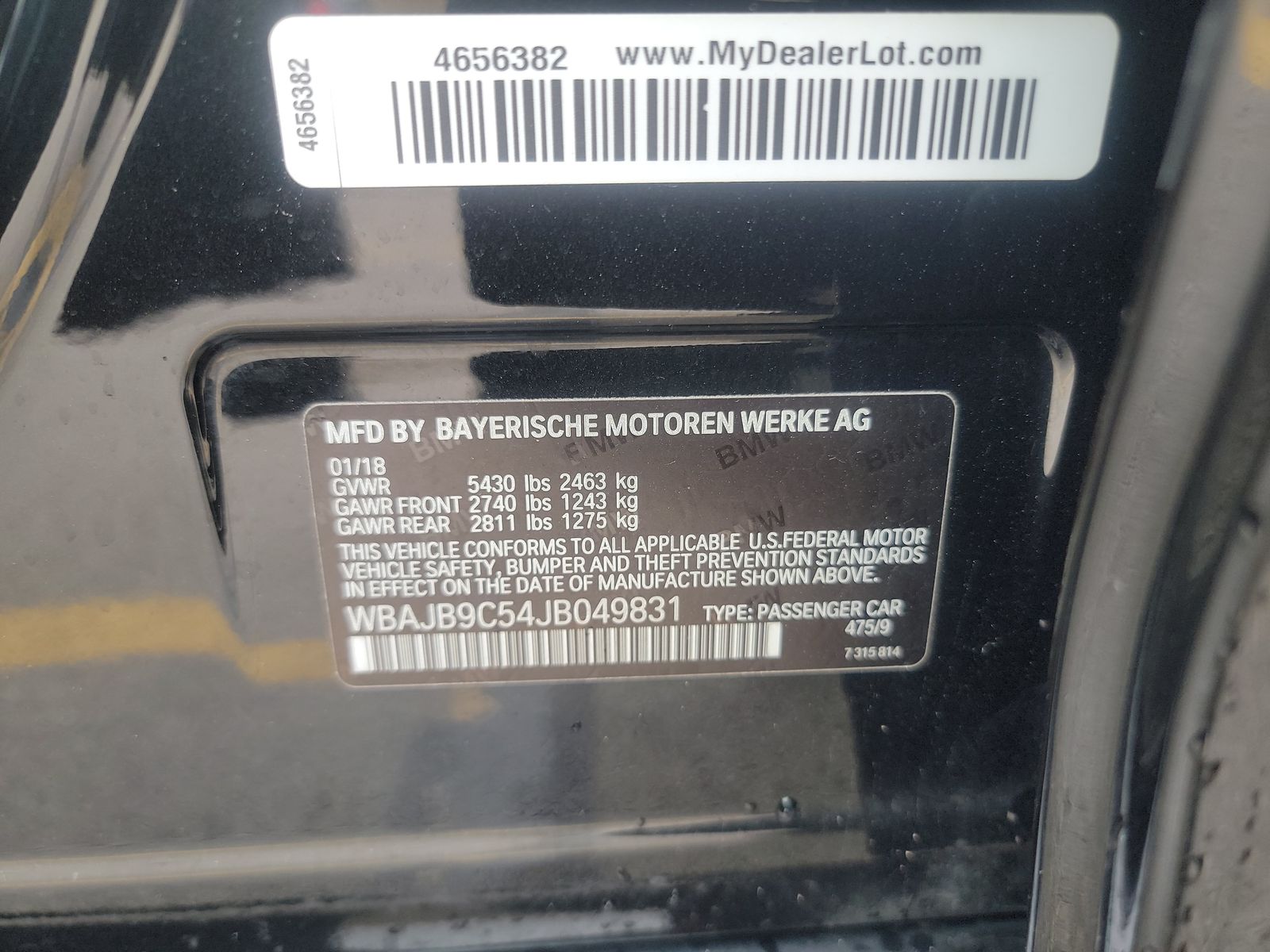 2018 BMW 5 Series M550i xDrive AWD