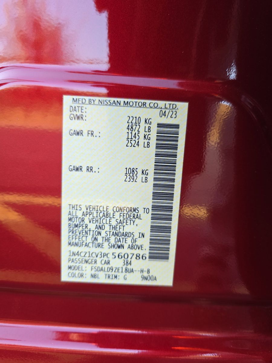 2023 Nissan LEAF SV PLUS FWD