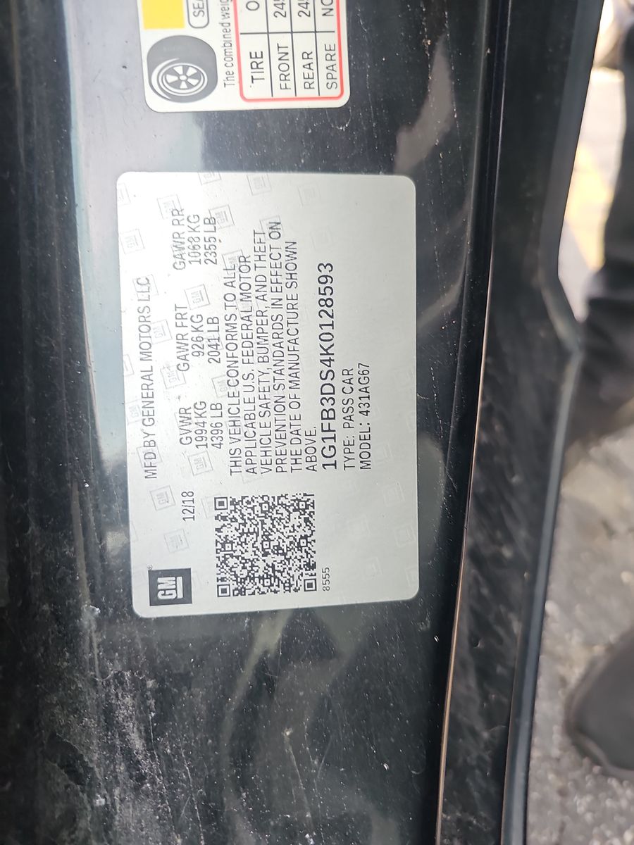 2019 Chevrolet Camaro 1LT RWD