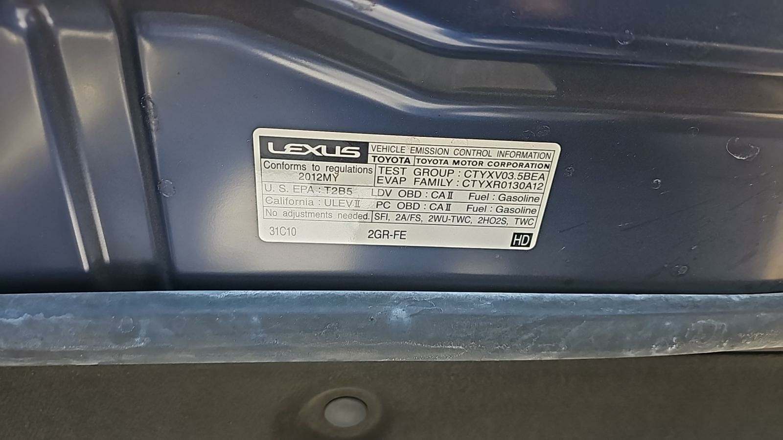 2012 Lexus ES ES 350 FWD