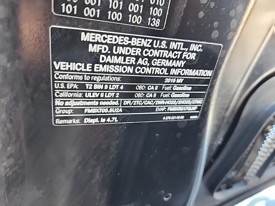 2015 Mercedes-Benz GL-Class GL 550 AWD