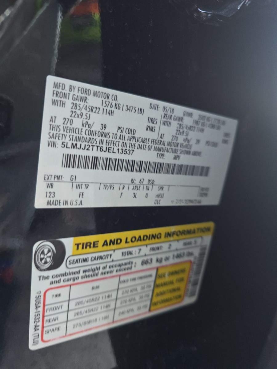 2018 Lincoln Navigator Black Label AWD