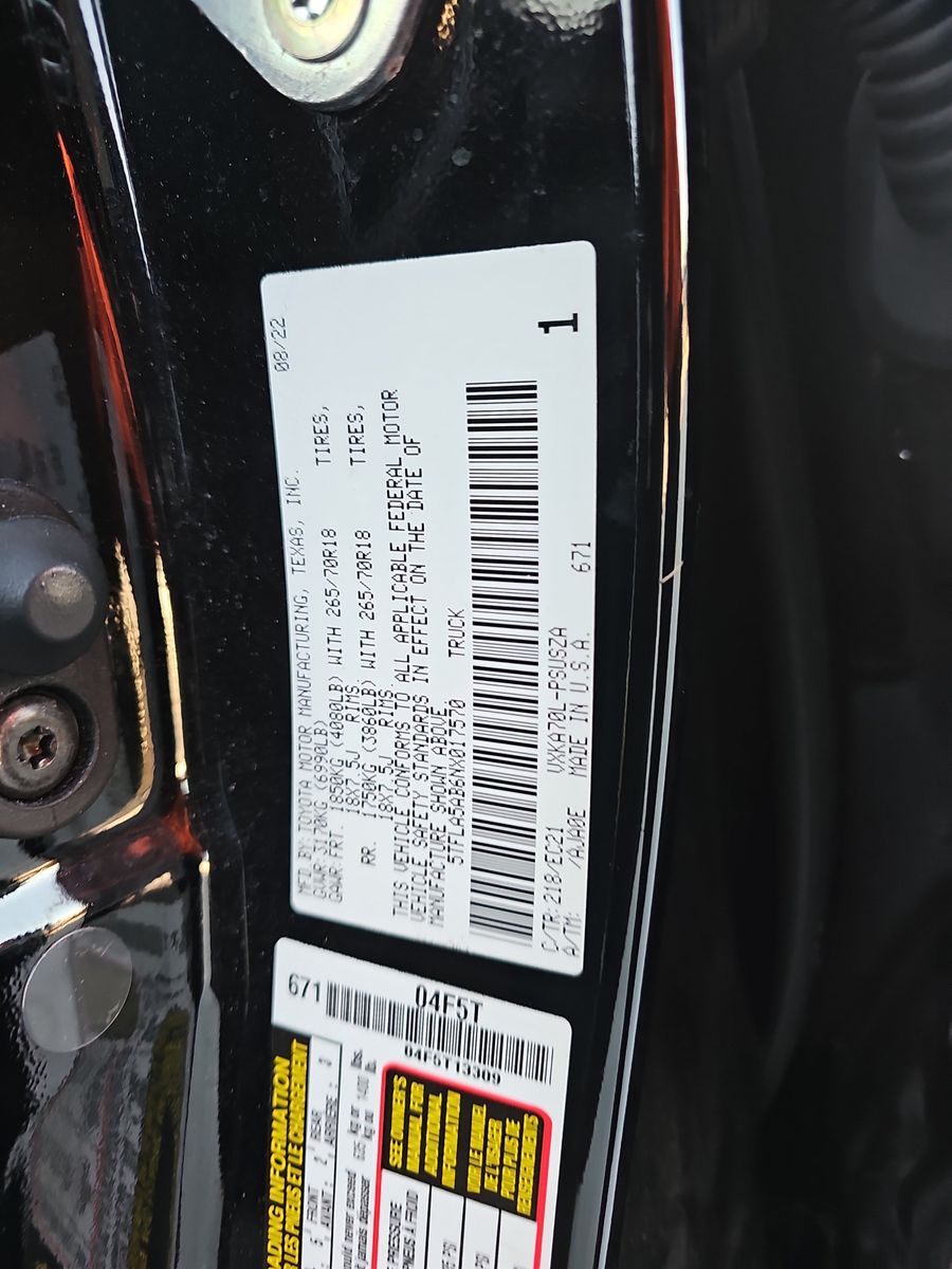 2022 Toyota Tundra SR5 RWD