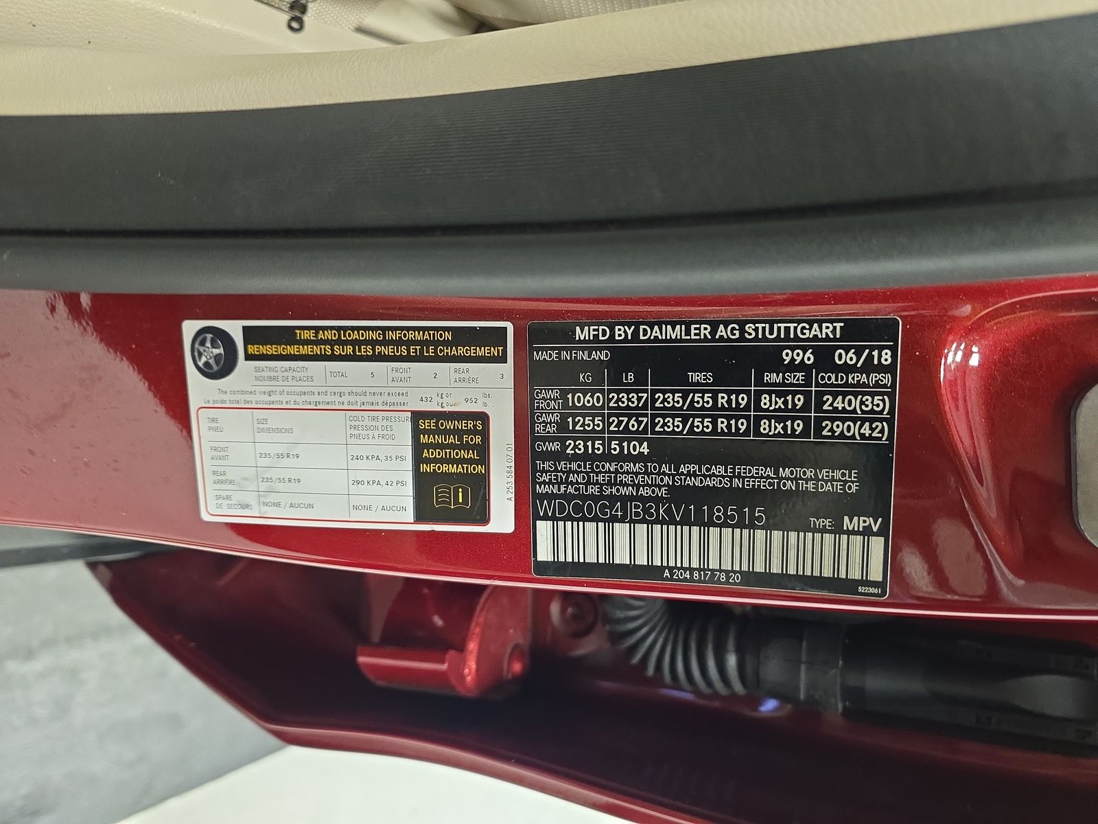 2019 Mercedes-Benz GLC GLC 300 RWD