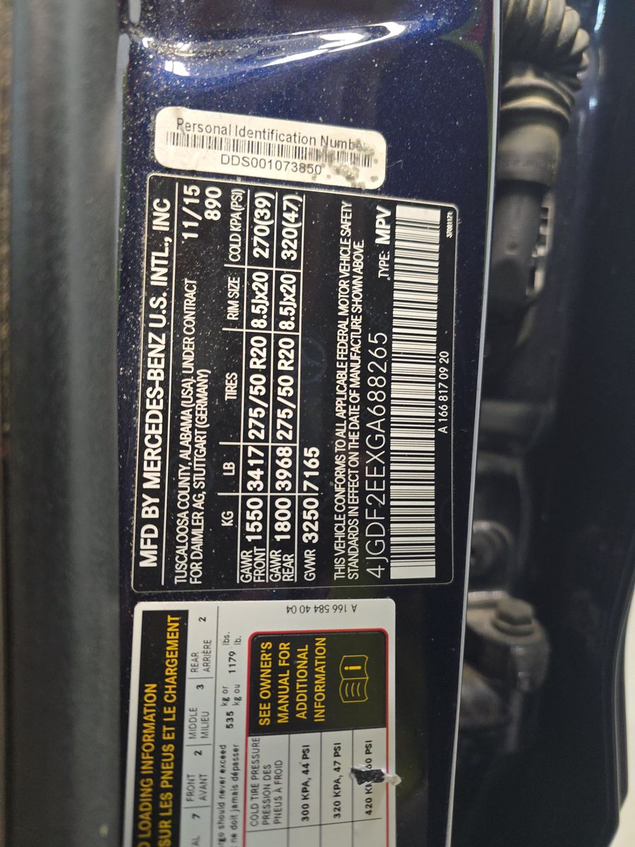 2016 Mercedes-Benz GL-Class GL 350 BlueTEC AWD