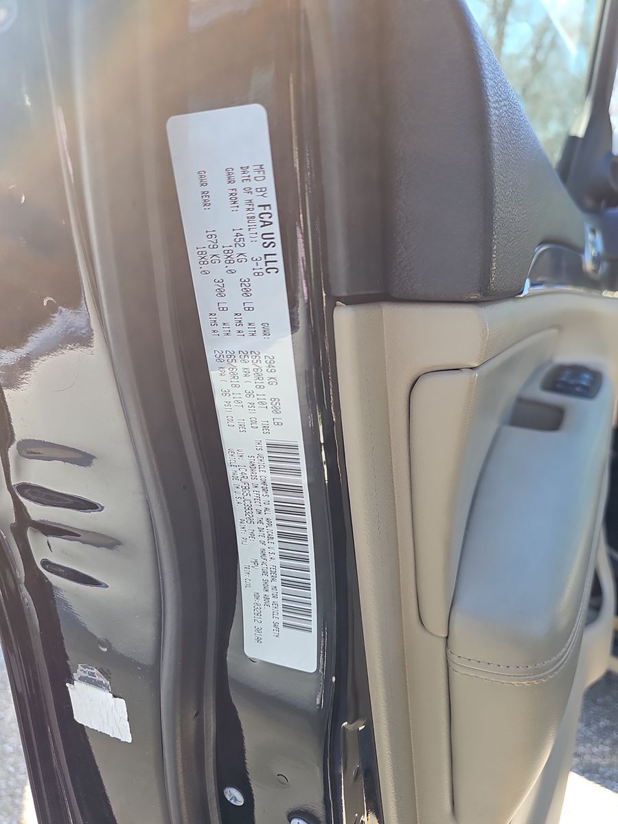 2018 Jeep Grand Cherokee Limited AWD