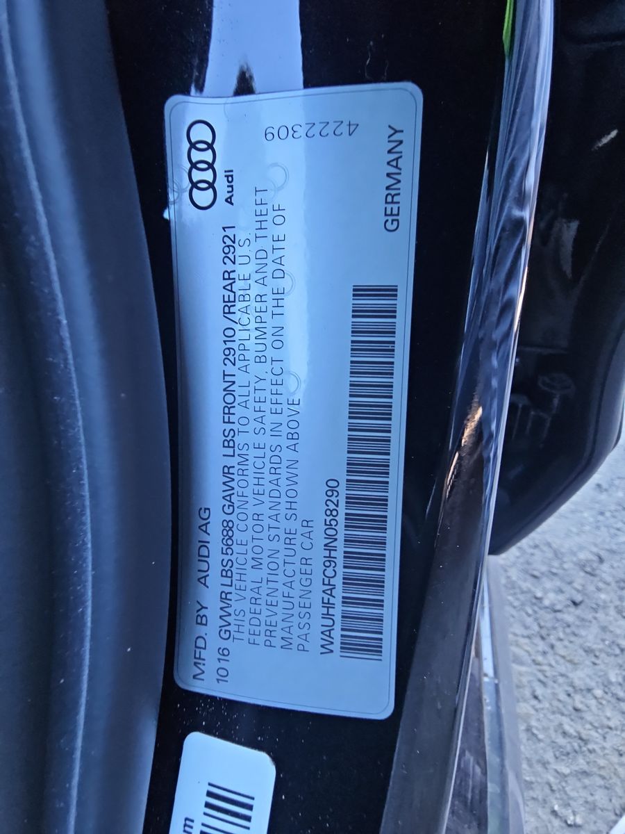 2017 Audi S6 Prestige AWD