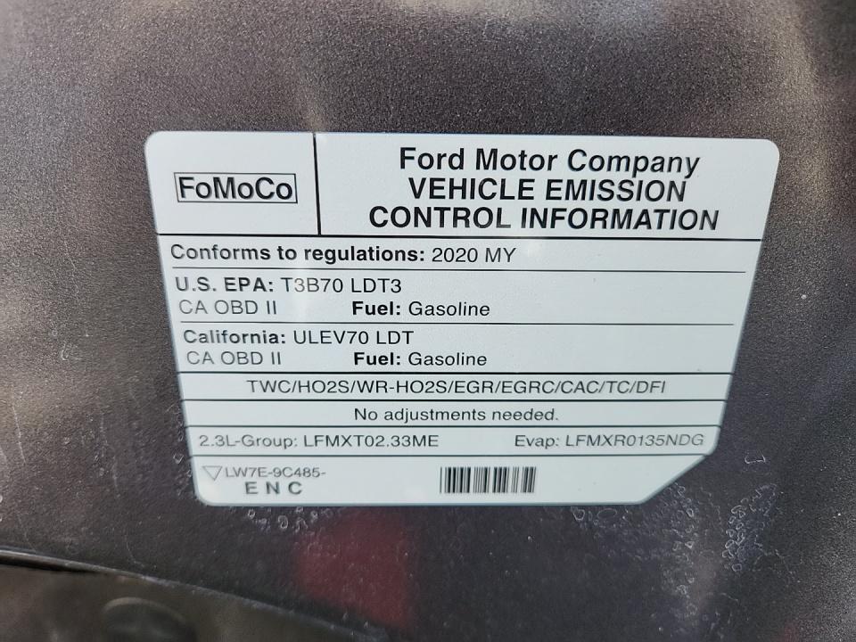 2020 Ford Ranger XLT AWD