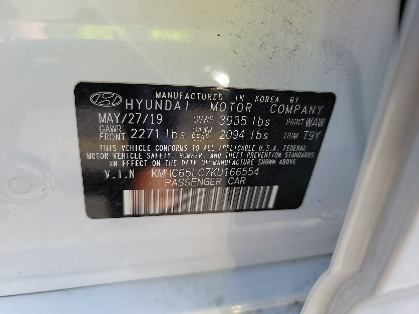 2019 Hyundai Ioniq Hybrid Blue FWD