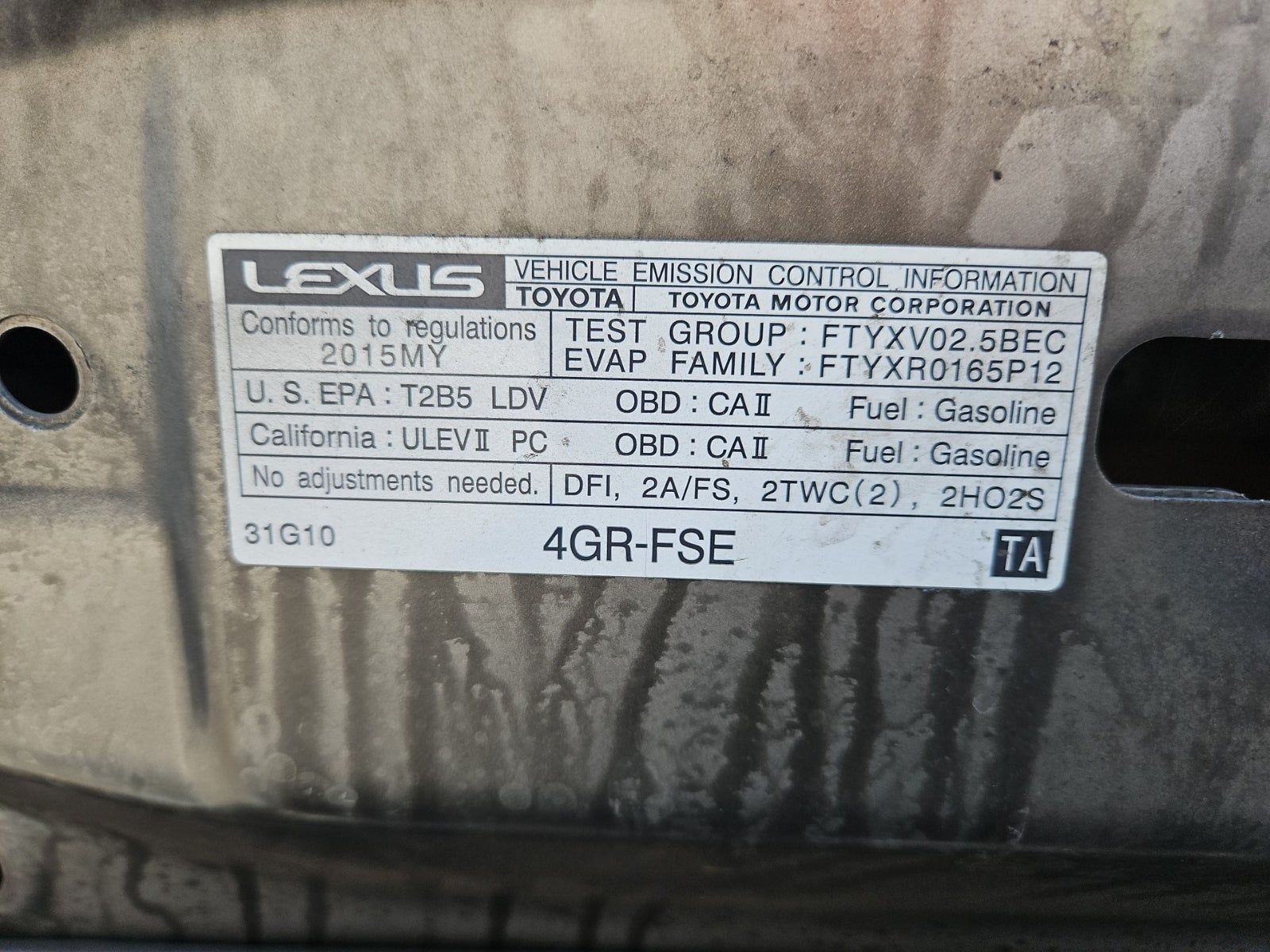 2015 Lexus IS IS 250 AWD