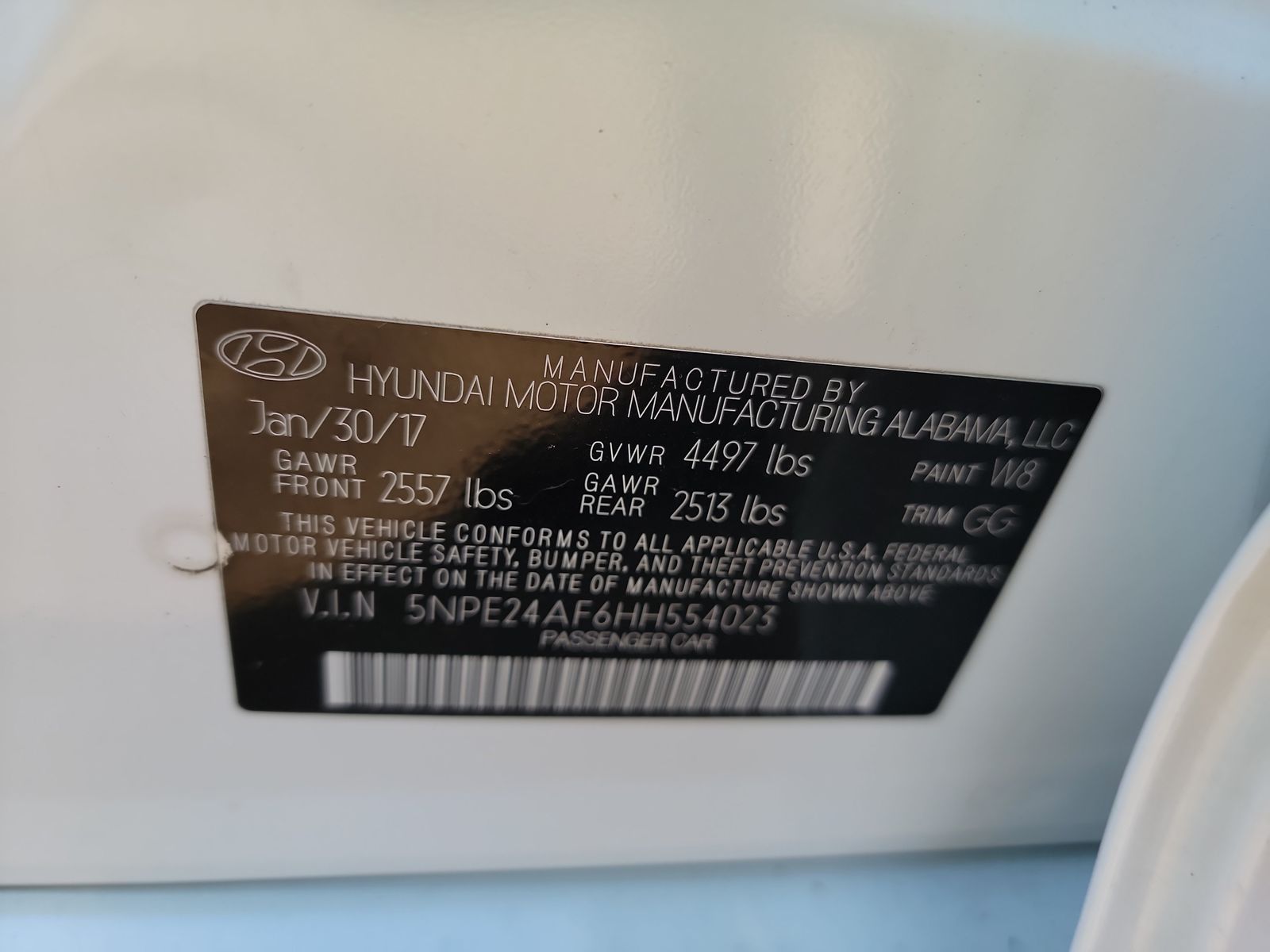 2017 Hyundai Sonata SE FWD