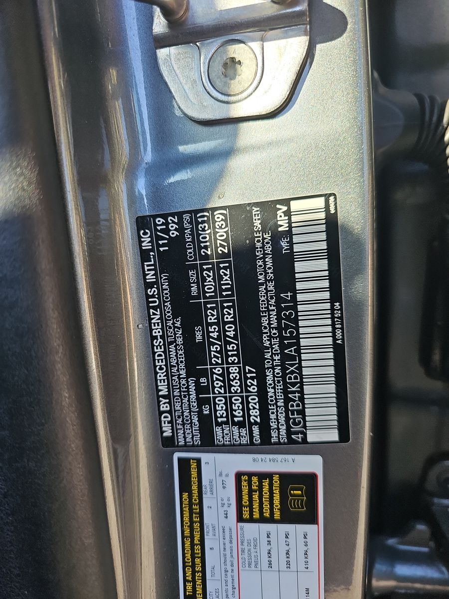 2020 Mercedes-Benz GLE GLE 350 AWD