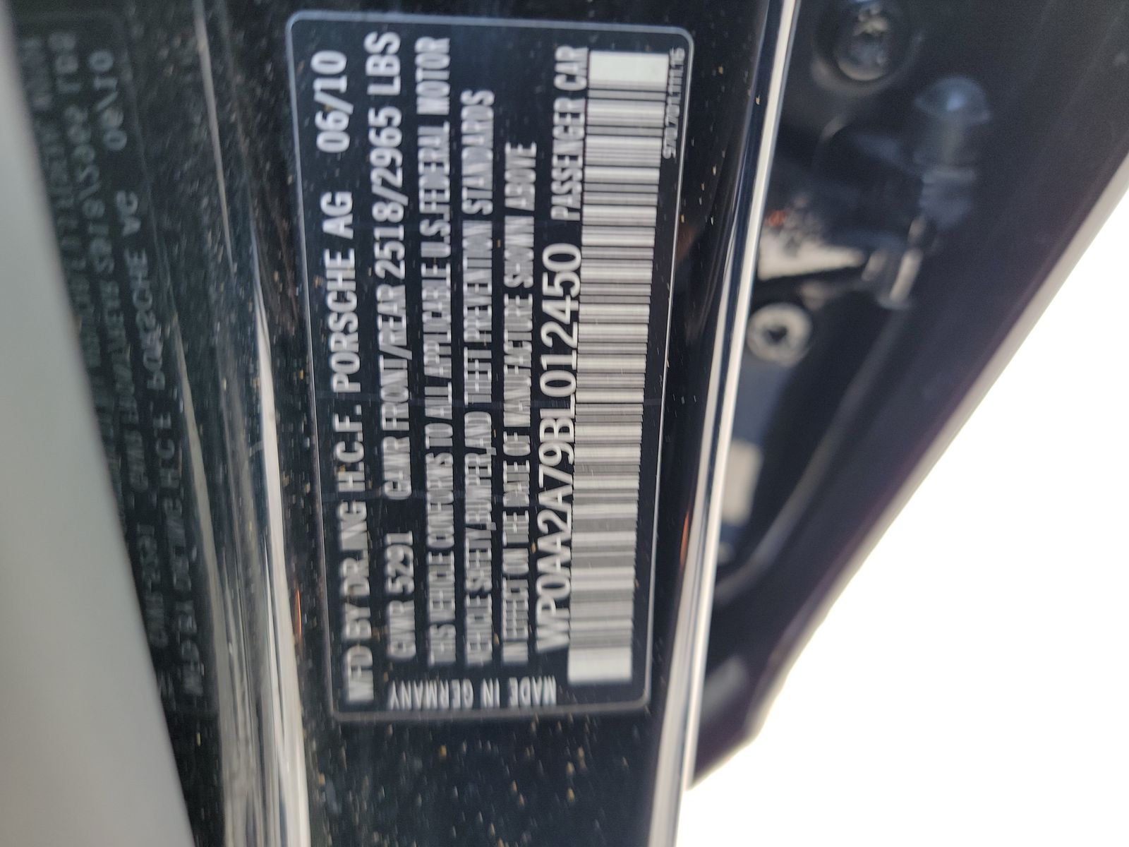 2011 Porsche Panamera 4 AWD